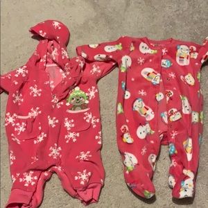 Baby Girl Winter PJ Bundle